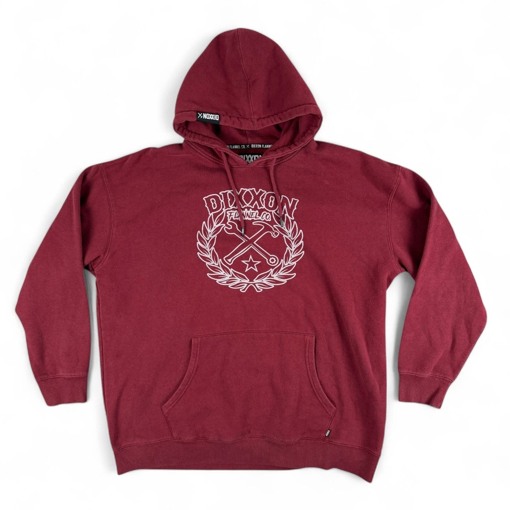 Dixxon Flannel Co Hoodie Mens 3XL Red Pullover Ground Up Customs Form & Function